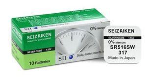 Батарейки для годинників Seiko SR516SW-B1 (317) 1x10