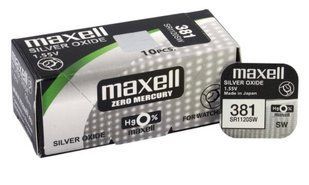 Батарейки для годинників Maxell SR1120SW (381.391) 1x10 (Japan)