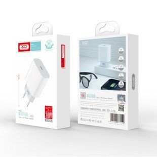 МЗП XO L77, PD Fast Charger (1xType-C PD 20W) white