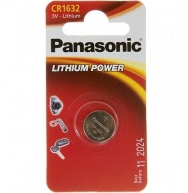 Батарейки літієві Panasonic CR 1632 BL1