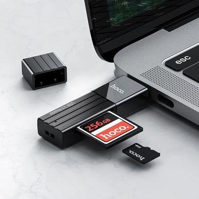 Кардрідер HOCO HB20 Mindful 2-в-1 USB3.0 Black