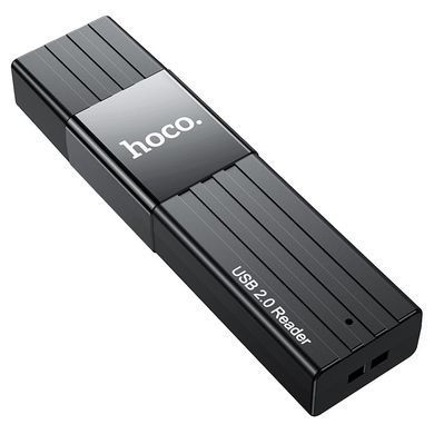 Кардрідер HOCO HB20 Mindful 2-в-1 USB3.0 Black