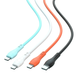 Кабель Lightning XO NB240 Football Soft Rubber Cable 2.4A 1m Black 10012134 фото 3