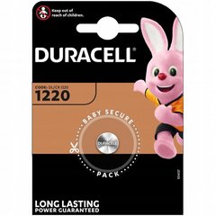 Батарейки літієві Duracell CR1220, 3V (1/20) BL