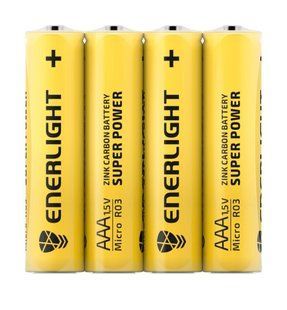 Батарейки Enerlight Super Power R03, AAA (4/40/480)