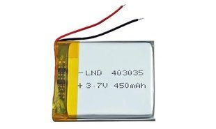 Акумулятор літій-полімерний 403035, 450mAh, 3.7V