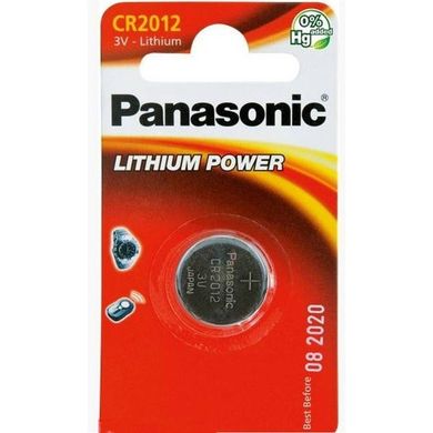 Батарейки літієві Panasonic CR 2012 BL1