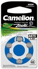 Батарейки повітряно-цинкові Camelion ZA 675 / 6 BL (AG 13)