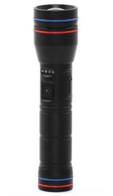 Ліхтар ручний PLD-231 white laser led PM10-TG+COB (white+red)1x18650Power Bank.магніт,zoom,ЗУ Type-C