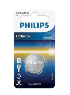 Батарейки літієві Philips CR 2450, 1 BL