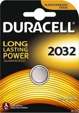 Батарейки літієві Duracell CR2032, 3V (1/10) BL