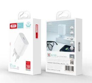 МЗП XO L129 (1xType-C, 3A, PD 20W) white