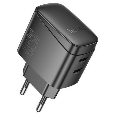 МЗП HOCO CS62A Bright (2xType-C, PD45W), black