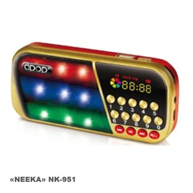 Портативна колонка Neeka NK-951 MP3/FM/MicroSD/USB