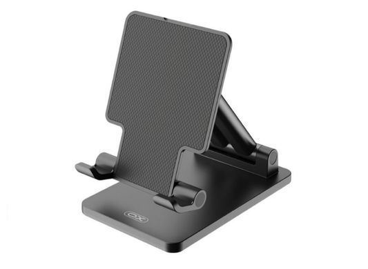 Тримач-підставка для телефона XO C134 Flat plastic desktop tablet holder black