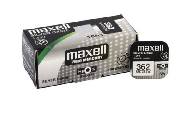 Батарейки для годинників Maxell SR721SW B1 (362) 1х10 (Japan)