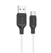 Кабель Type-C HOCO X90 Cool silicone charging cable, 3A, 1m., black 10010225 фото 2