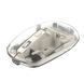 Миша бездротова XO M12 transparent, вбудований акумулятор (800-1600dpi, 2.4GHz/BT 5.0), white 10011489 фото 2