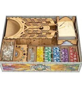Органайзер ХДФ Sagrada + Expansions (Саграда + дополнения) (+ акрил)