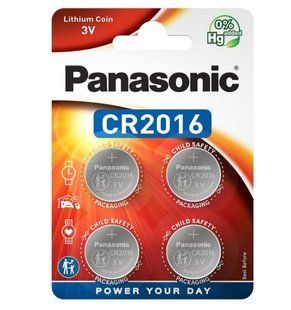 Батарейки літієві Panasonic CR 2016 BL4