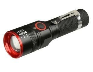 Ліхтар ручний Police 736A-T6, zoom, 1x18650, затискач, заряд від microUSB