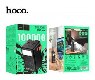 УМБ Power Bank HOCO DB03 Max Centurion 65W fully compatible PB/Lamp 100000 mAh, Black