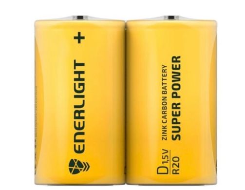 Батарейки Enerlight Super Power R20, D (2/12)
