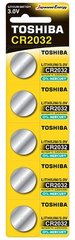 Батарейки літієві Toshiba CR 2032 / 5 BL