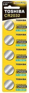 Батарейки літієві Toshiba CR 2032 / 5 BL