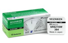 Батарейки для годинників Seiko SR621SW-B1 (364) 1x10