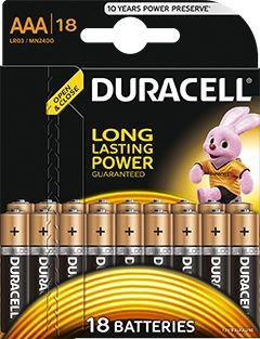 Батарейки Duracell LR03, AAA (18/180) BL