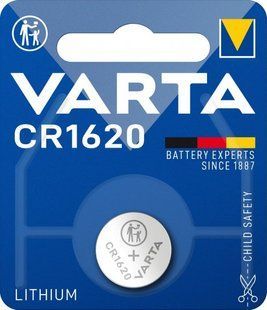 Батарейки літієві Varta CR 1620 (1/10) BL