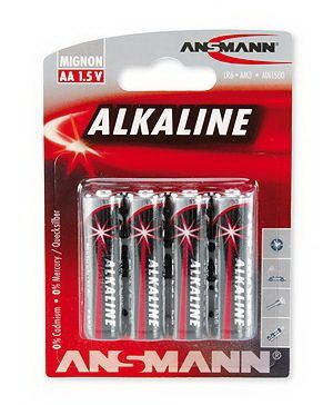 Батарейки Ansmann Alkaline Red LR6, AA (4/80) BL
