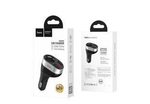 АЗП HOCO Z29 Regal, LED display, (2xUSB, 3.1A) black