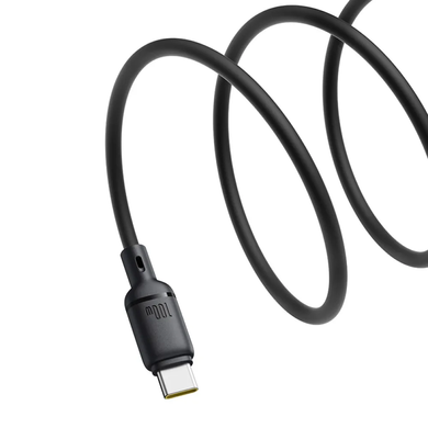 Кабель Type-C Baseus Silky, 100W, (P10377703113) 1m., black