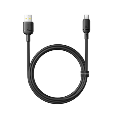 Кабель Type-C Baseus Silky, 100W, (P10377703113) 1m., black
