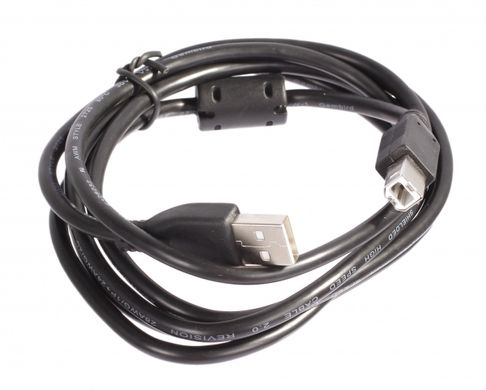 Кабель Atcom USB 2.0 AM/BM, ferite, для принтера, 1.5m. чорний (5474)