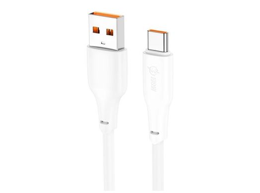 Кабель Type-C HOCO X93 Force fast charging cable, 100W, 1m., white
