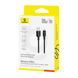 Кабель Type-C Baseus Silky, 100W, (P10377703113) 1m., black 10012122 фото 1