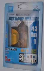 Кардридер TD2028 USB 2.0 (Memory Stick (MS), Secure Digital(SD), Micro SD/T-Flash(TF), M2) (14941)
