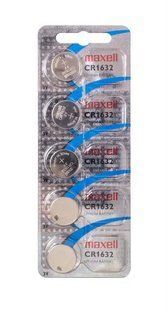 Батарейки літієві Maxell CR 1632 5 BL (Japan)