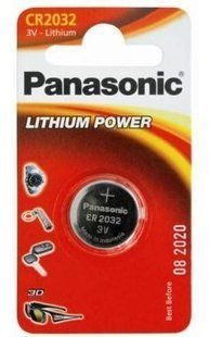 Батарейки літієві Panasonic CR 2032 BL6