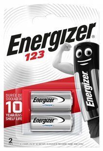 Батарейки Energizer 123A, 3V (2/20) BL