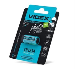 Батарейки Videx CR123A Lithium (1/20) BL