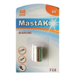 Батарейки MastAK Alkaline 11A, 6V (1/20) BL