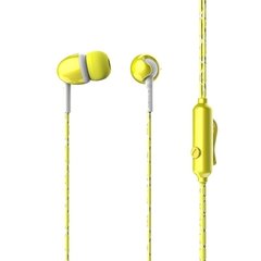 Гарнітура з мікрофоном вакуумна S-Music G2 CX-2102 yellow