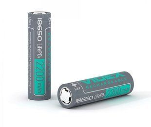 Акумулятор 18650 Videx LiFePO4 (без захисту) 2200mAh (1/50/600)