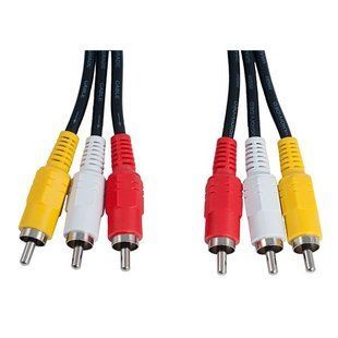 Кабель Atcom 3RCA - 3RCA, 1.8m. (10711) (3 тюльпана-3 тюльпана)