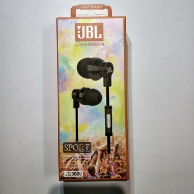 Гарнітура з мікрофоном JBL JB3600 black