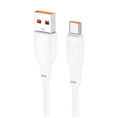 Кабель Type-C HOCO X93 Force fast charging cable, 27W, 1m., white